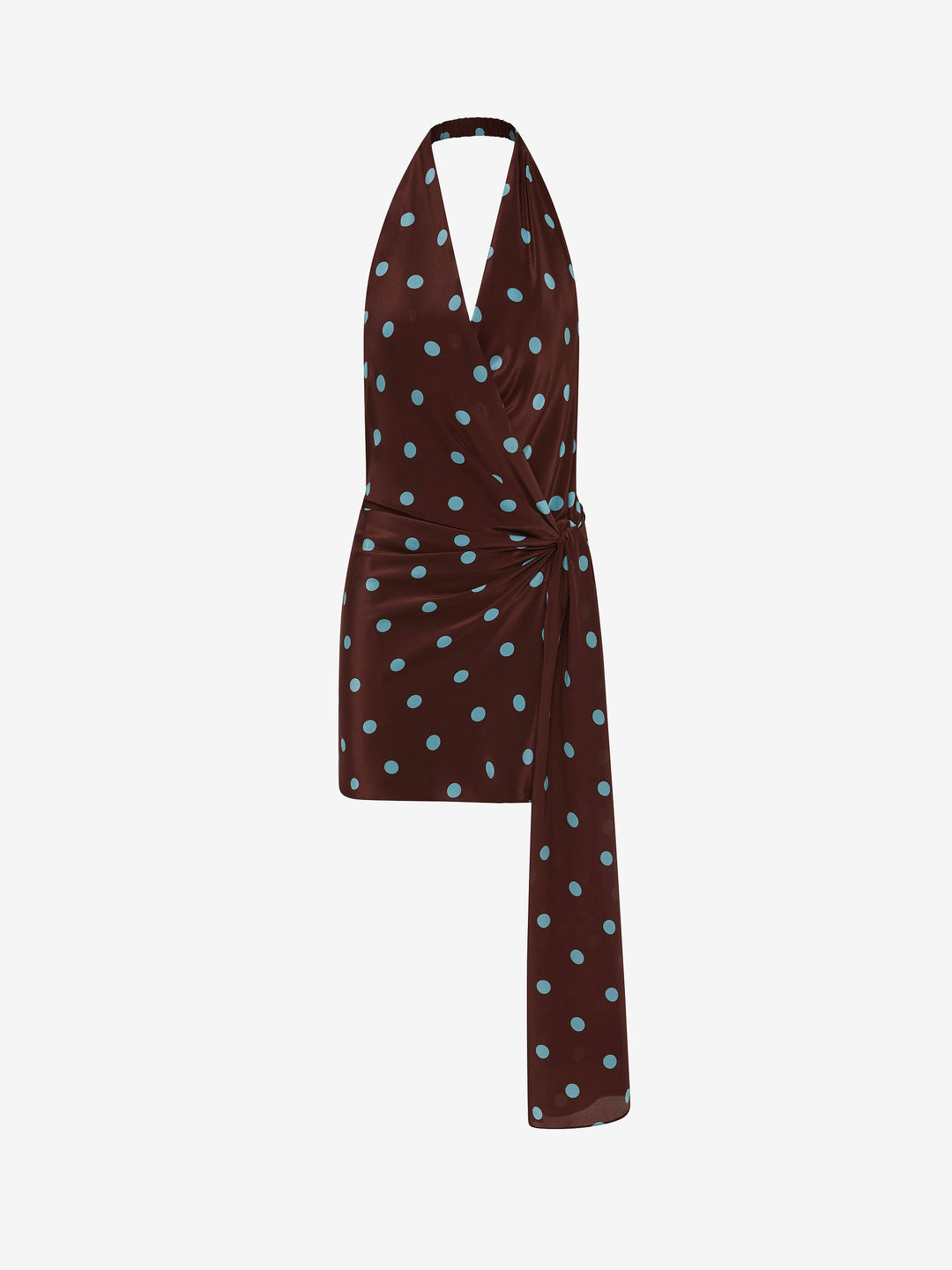 MATHILDE HALTER MINI DRESS - POLKA DOT