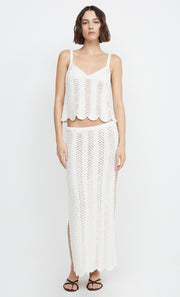 AMIRA KNIT CAMI - IVORY