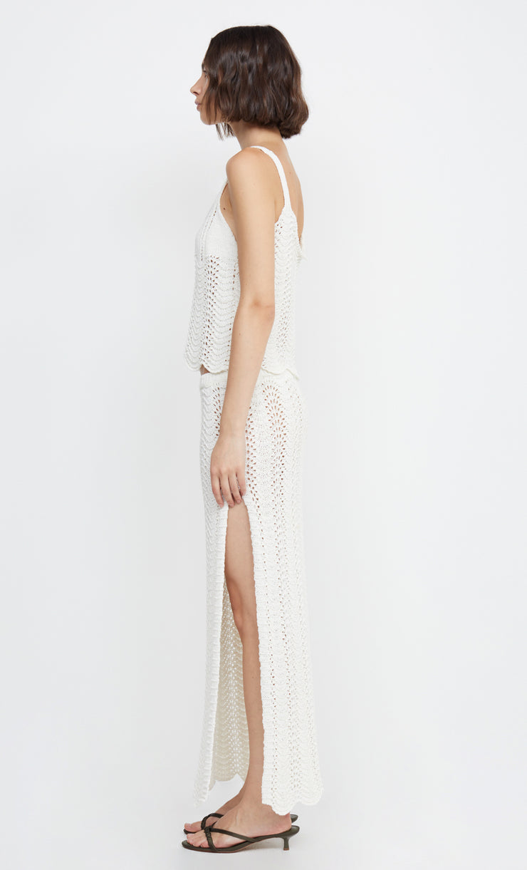 AMIRA KNIT CAMI - IVORY