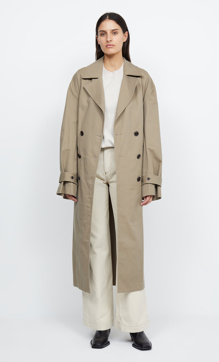 NATICE TRENCH COAT - DUNE