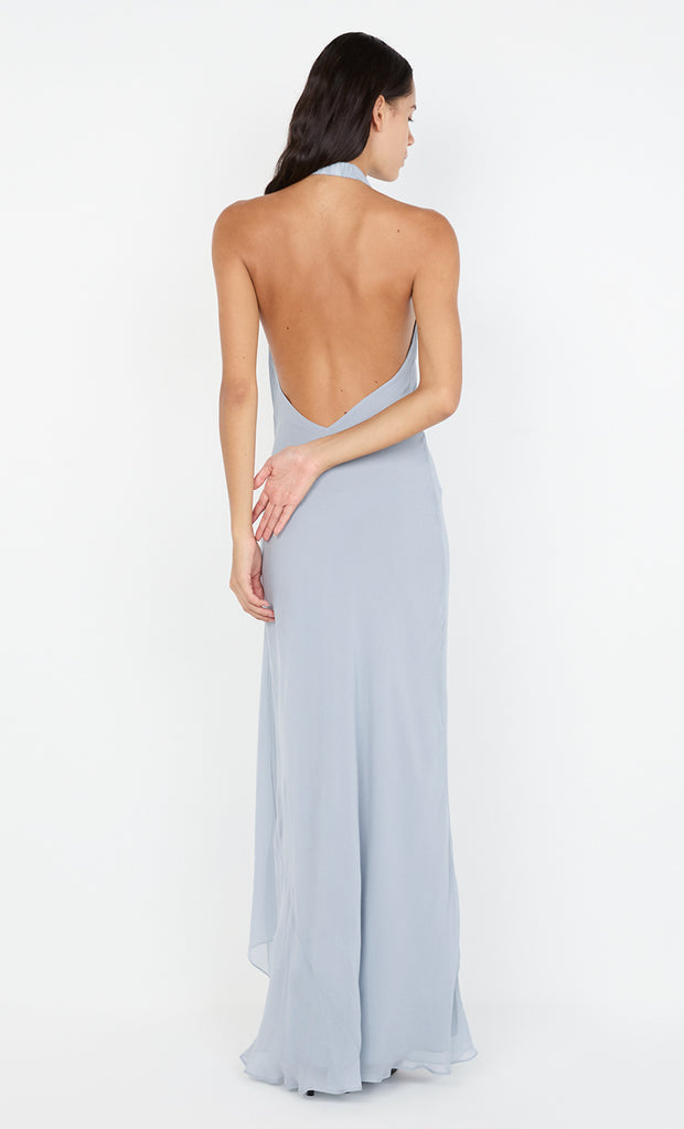 SONEVA WRAP DRESS - CLOUD BLUE