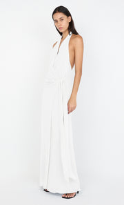 SONEVA WRAP DRESS - IVORY