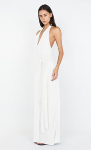 SONEVA WRAP DRESS - IVORY