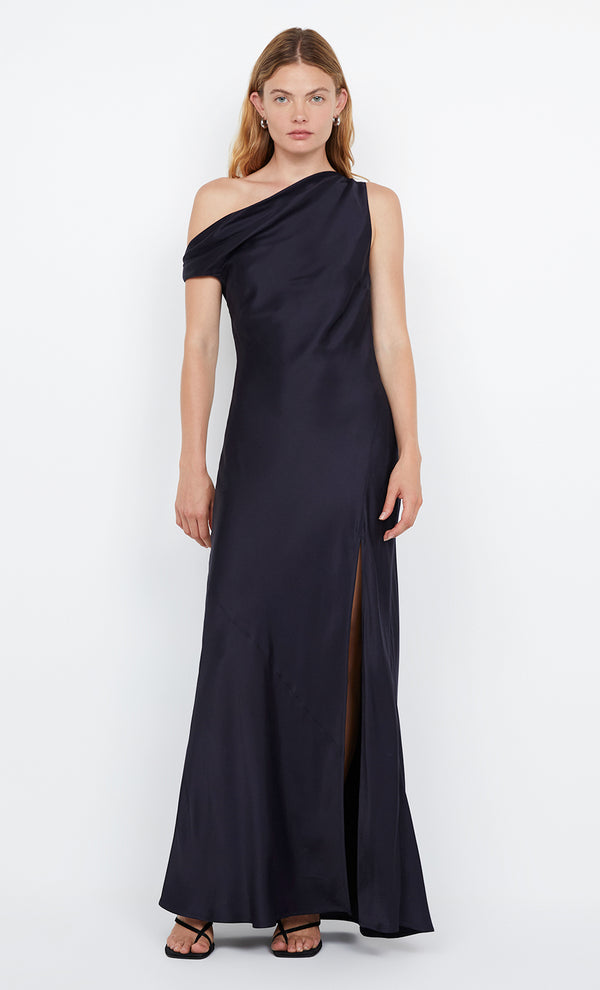 ROMA ASYM DRESS - INK