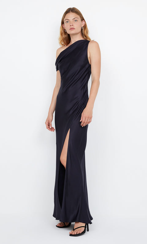 ROMA ASYM DRESS - INK