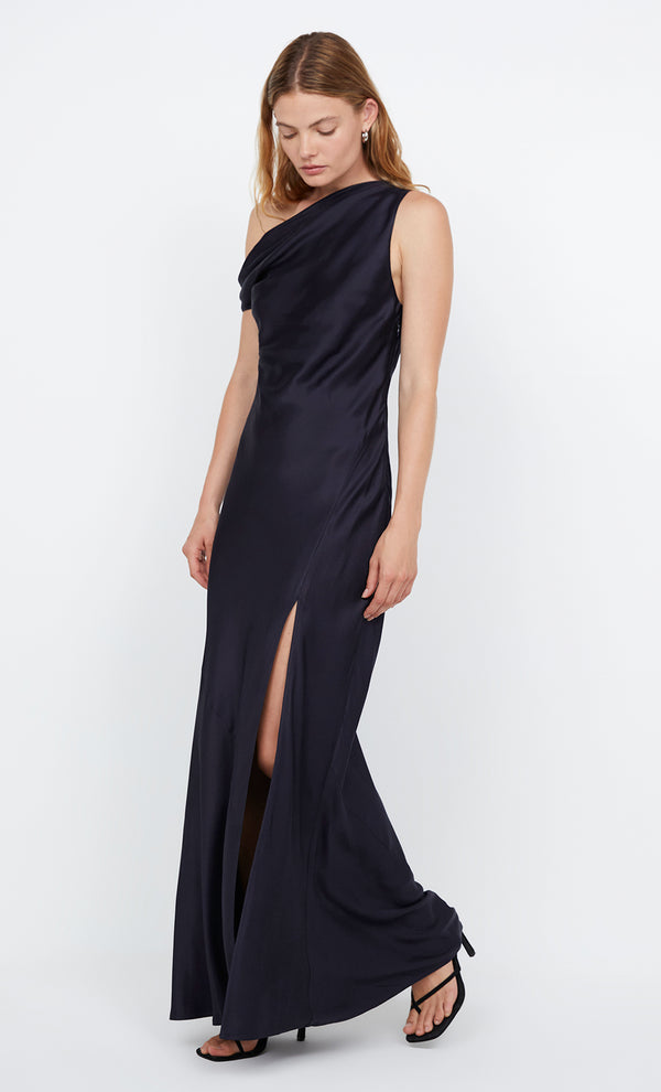 ROMA ASYM DRESS - INK