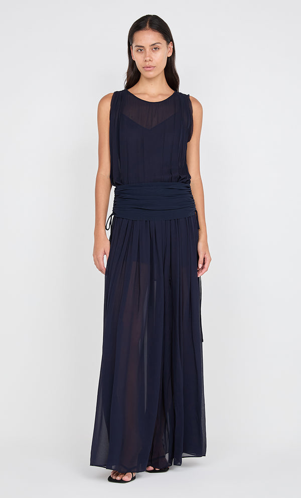 RHONE DROP WAIST DRESS - INK