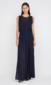 RHONE DROP WAIST DRESS - INK