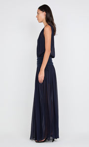 RHONE DROP WAIST DRESS - INK