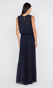 RHONE DROP WAIST DRESS - INK