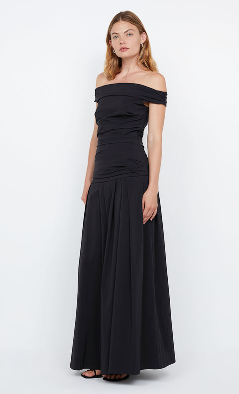 APOLLINE MAXI DRESS - BLACK
