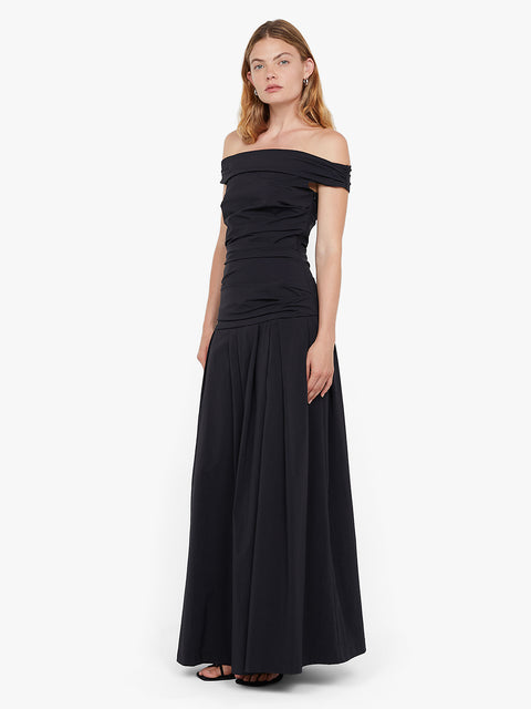 APOLLINE MAXI DRESS - BLACK