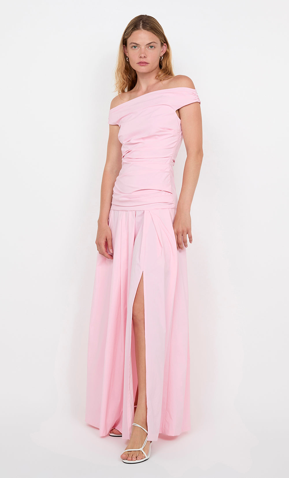 APOLLINE MAXI DRESS - POWDER PINK