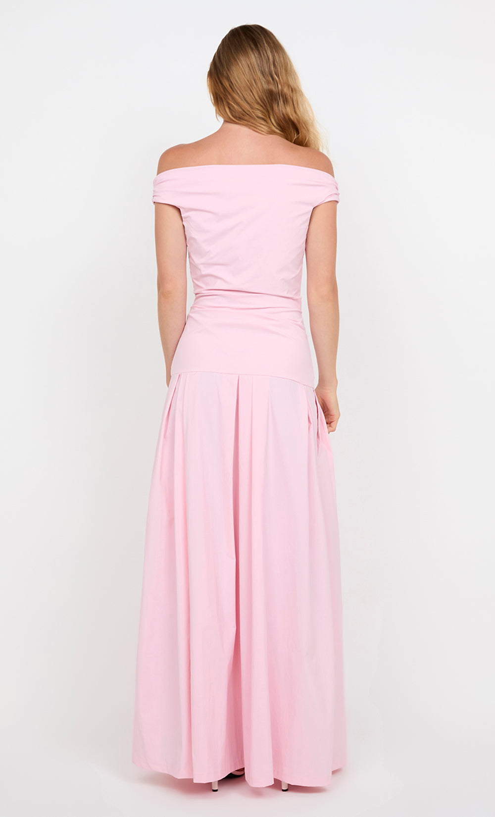 APOLLINE MAXI DRESS - POWDER PINK