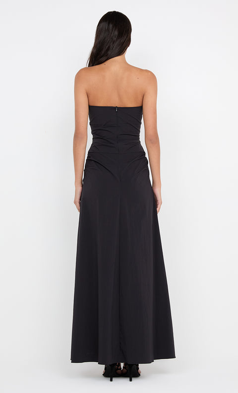ANGELINA STRAPLESS MAXI DRESS - BLACK