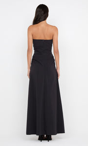 ANGELINA STRAPLESS MAXI DRESS - BLACK