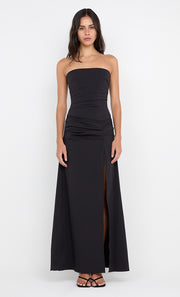 ANGELINA STRAPLESS MAXI DRESS - BLACK