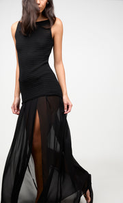 FILIPPA MAXI SKIRT - BLACK