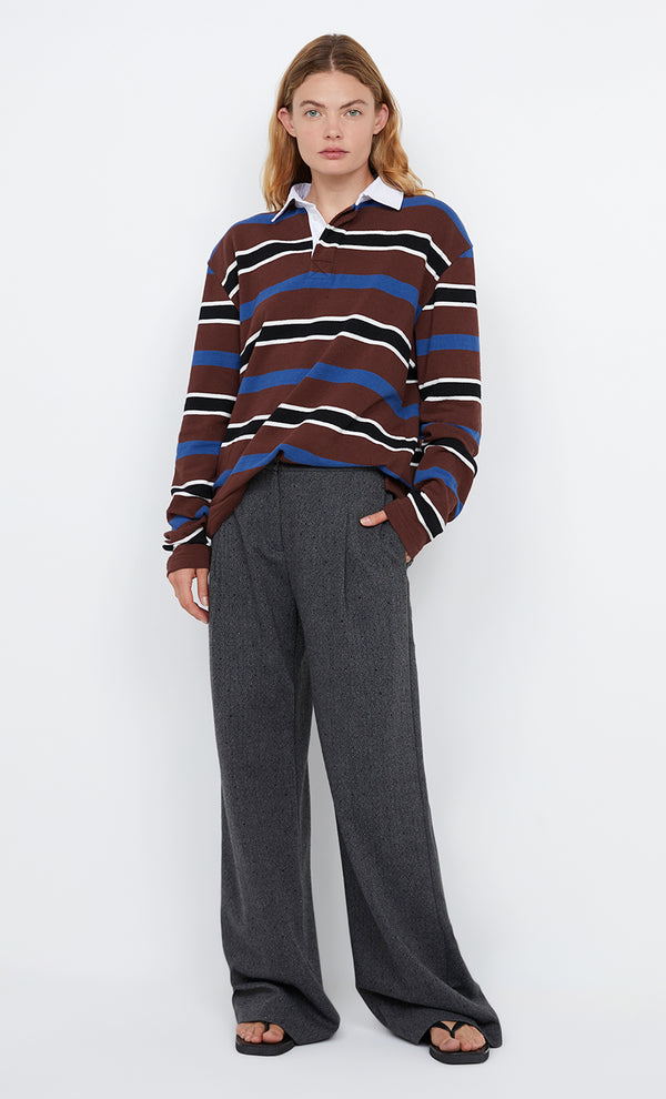KYLO JERSEY - PLUM/INDIGO STRIPE