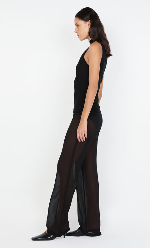 JONI SLEEVELESS TOP - BLACK