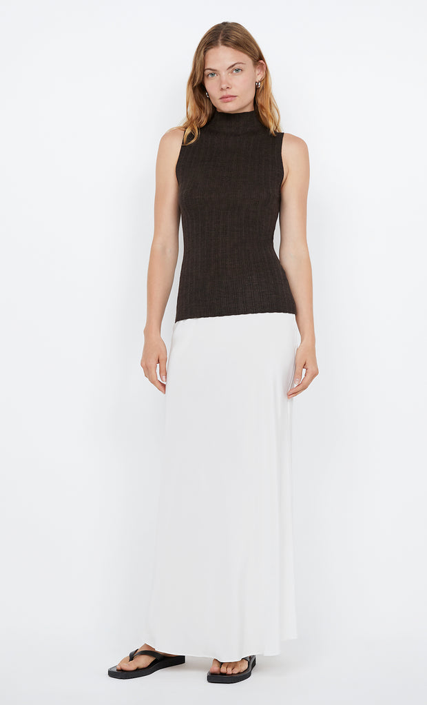 JONI SLEEVELESS TOP - TWIG