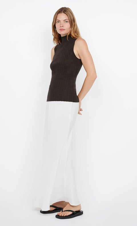 JONI SLEEVELESS TOP - TWIG