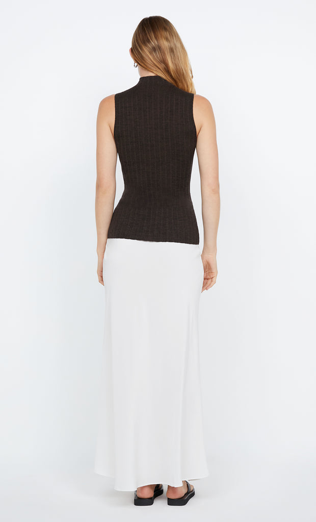 JONI SLEEVELESS TOP - TWIG