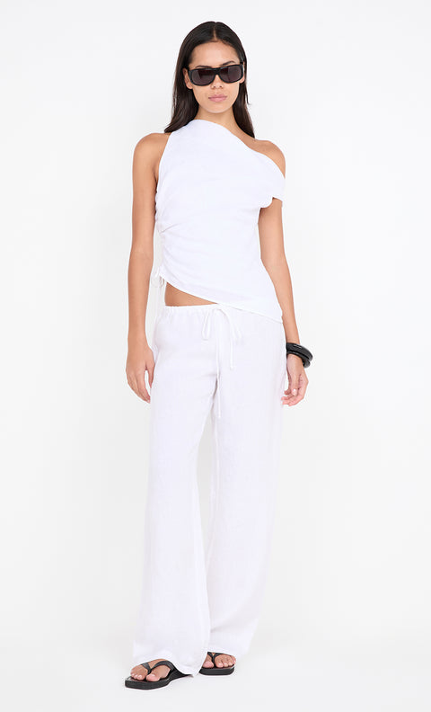 ELYCE ASYM TOP - WHITE