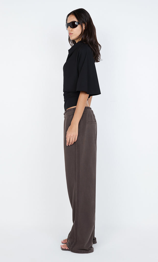 SANJA ASYM TOP  - BLACK