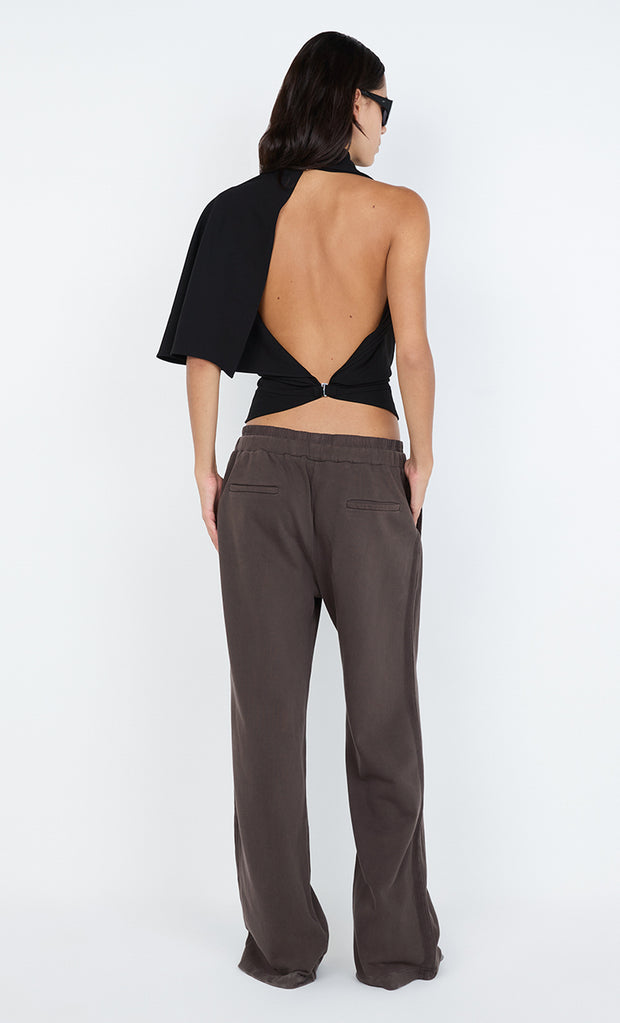 SANJA ASYM TOP  - BLACK