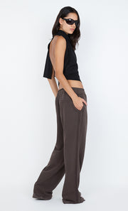 SANJA ASYM TOP  - BLACK