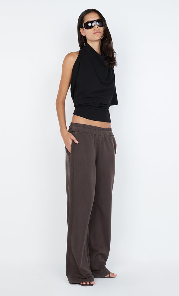 SANJA ASYM TOP  - BLACK