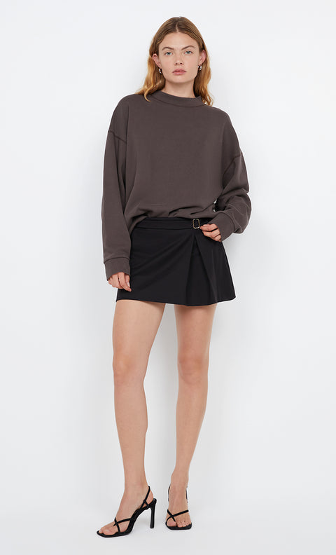 CARLSON MINI SKIRT - BLACK