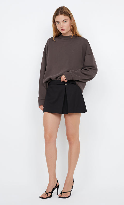CARLSON MINI SKIRT - BLACK