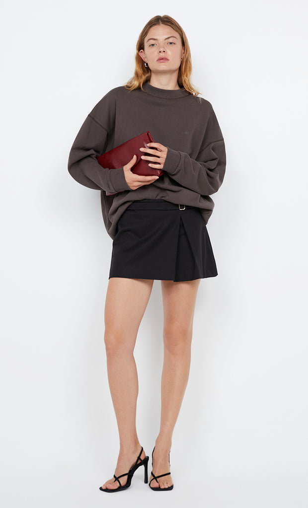 CARLSON MINI SKIRT - BLACK