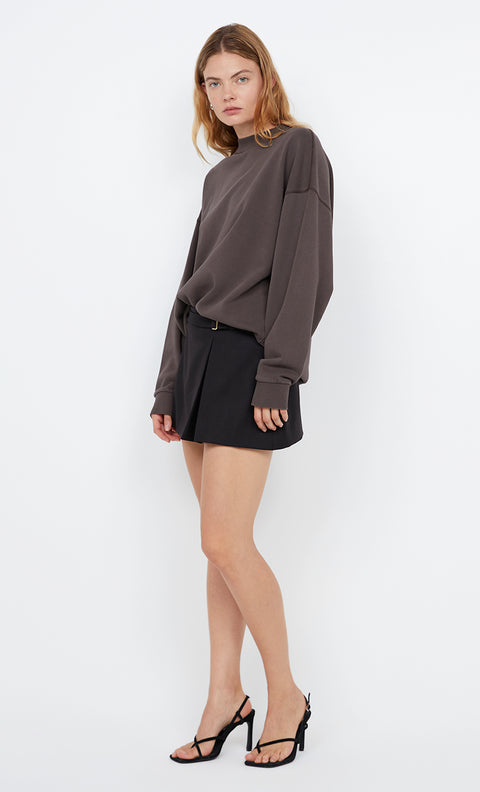 CARLSON MINI SKIRT - BLACK