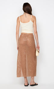 MARGOT MAXI SKIRT - CAMEL