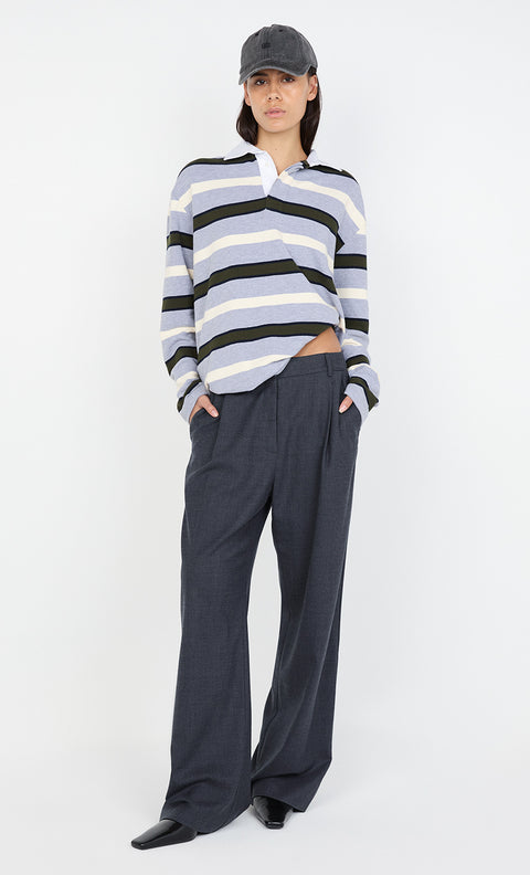 JAMIE WIDE LEG PANT - CHARCOAL