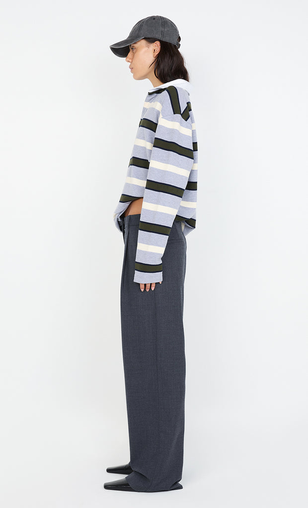 JAMIE WIDE LEG PANT - CHARCOAL