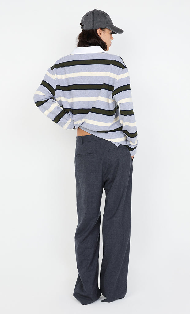 JAMIE WIDE LEG PANT - CHARCOAL