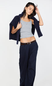 JAMIE WIDE LEG PANT - INK