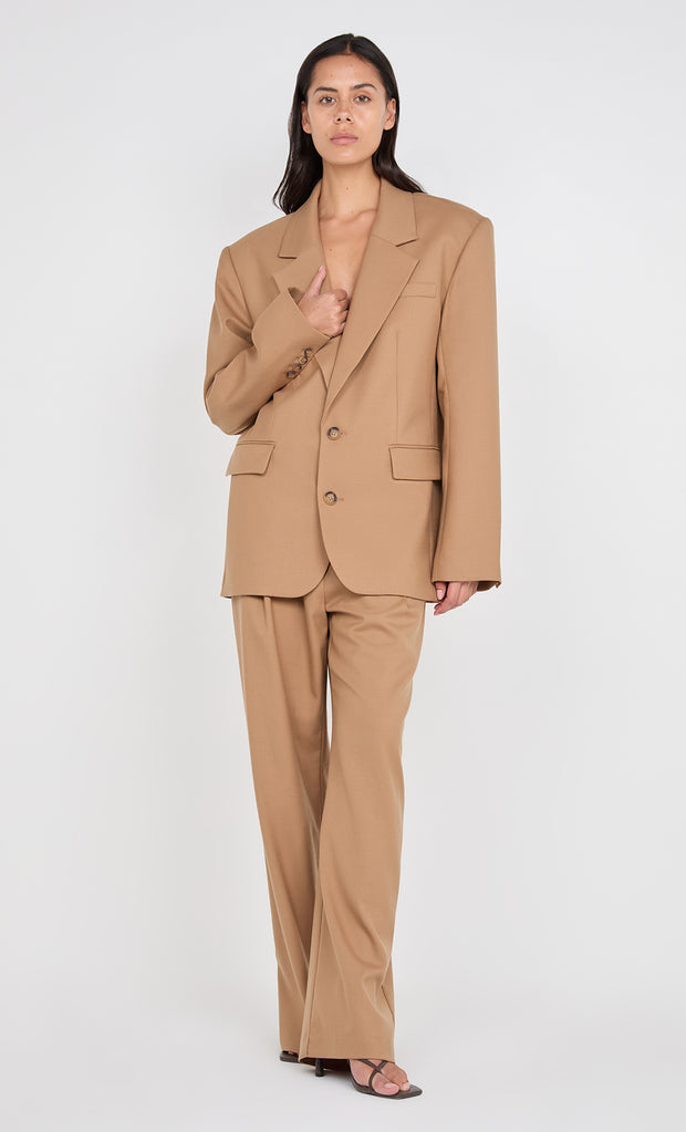 ZOLA BLAZER - CAMEL