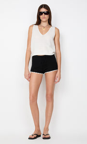 RAVYN V NECK VEST - WHITE