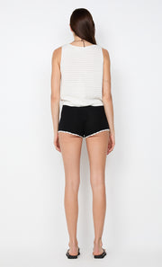 RAVYN V NECK VEST - WHITE