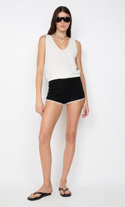 RAVYN V NECK VEST - WHITE
