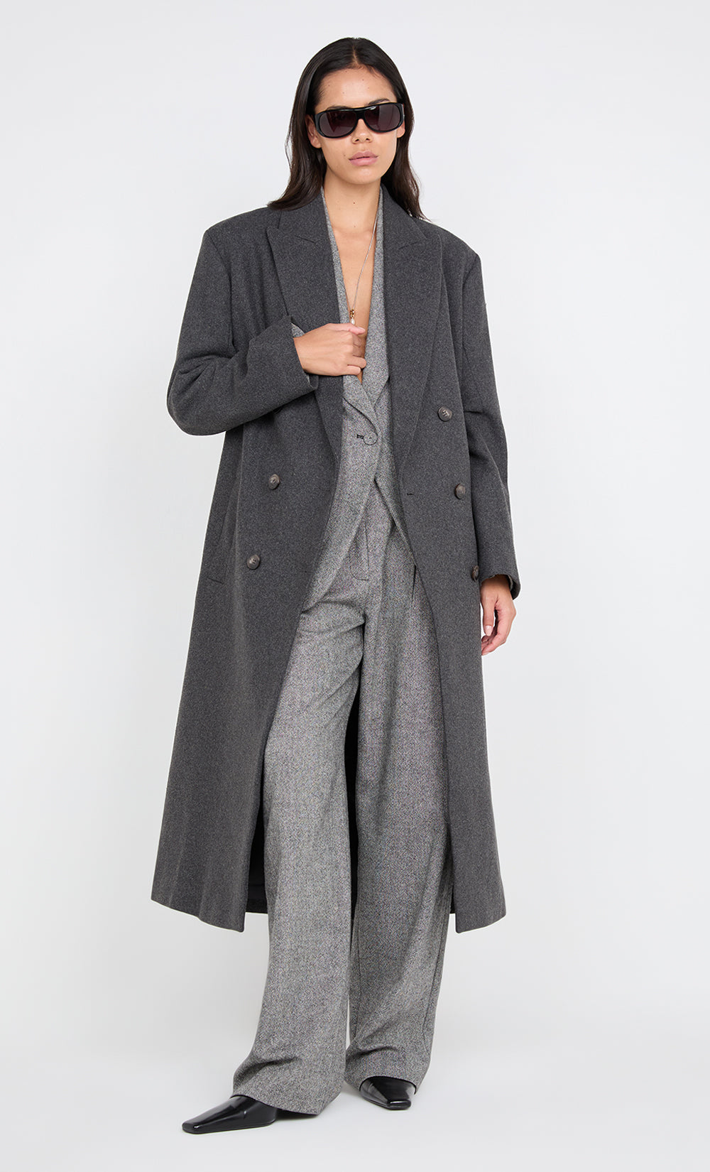 CELYN COAT - CHARCOAL