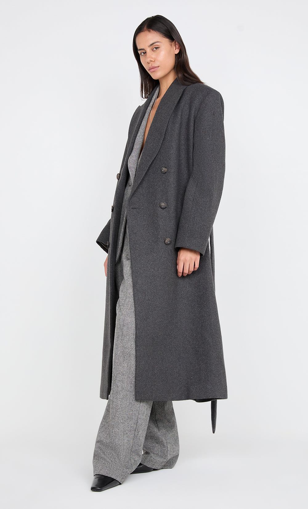 CELYN COAT - CHARCOAL