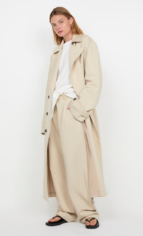 CAMERON TRENCH COAT - NATURAL