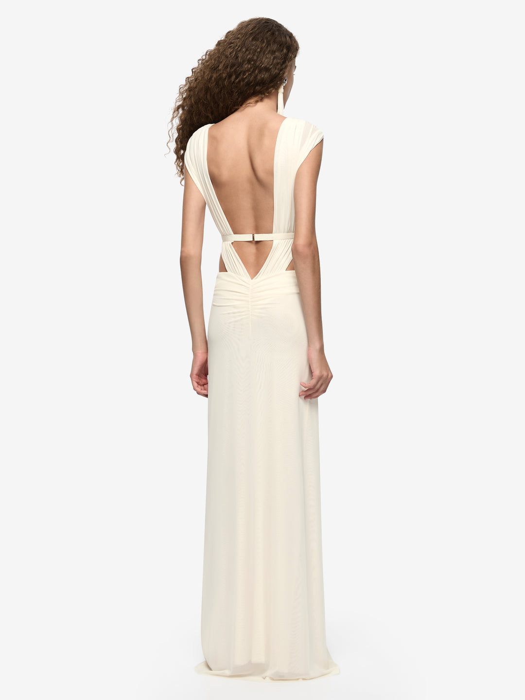 ANAYA V MAXI DRESS - BUTTERCREAM