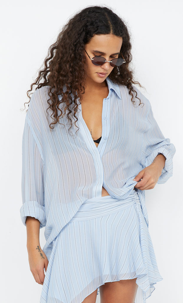 Ansie Shirt in Sky Blue by Bec + Bridge